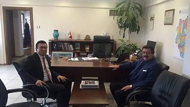 Başkan Kale'den Medaş Genel Müdürüne Ziyaret