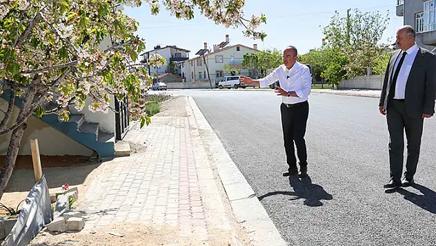 Başkan Kavuş, ilçedeki çalışmaları yerinde takip etti
