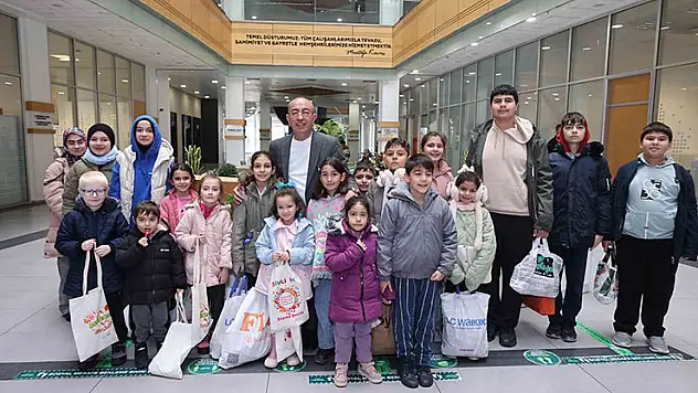 Başkan Kavuş şivliliğe çıkamayan çocukları unutmadı