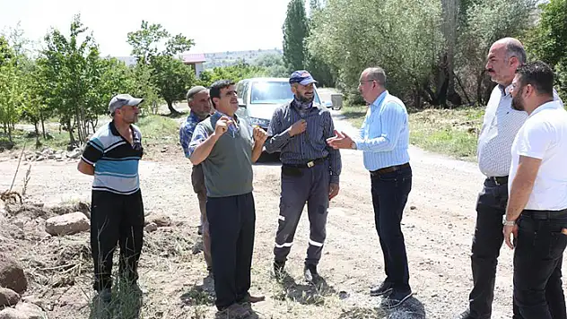 Başkan Kavuş yağışlardan olumsuz etkilenen 4 mahallede incelemelerde bulundu
