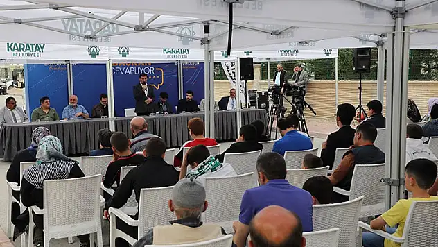 Başkan Kılca Akabe Mahallesi'nde vatandaşlarla bir araya geldi
