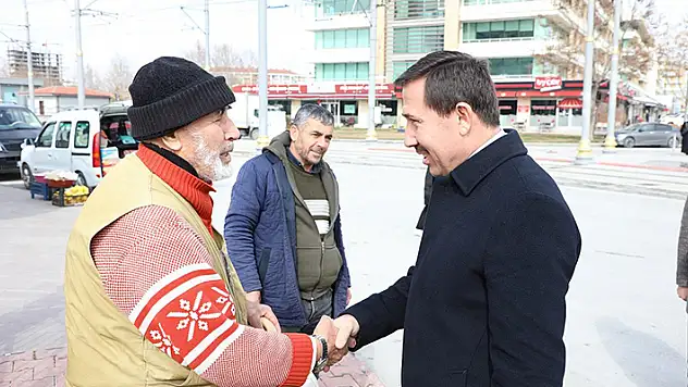 Başkan Kılca'dan Akabe Mahallesi'nde vatandaşlara ve esnafa ziyaret