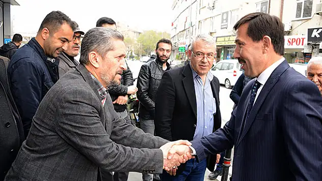 Başkan Kılca, esnafla bir araya geldi