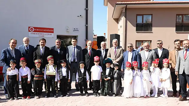 Başkan Kılca, Ethem-Süheyla Çınar Camii ve Kur'an Kursu'nun açılışına katıldı