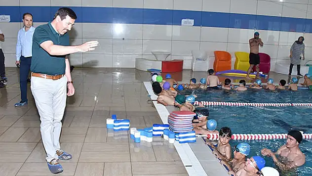 Başkan Kılca: 'Geleceğin milli yüzücülerini yetiştiriyoruz'