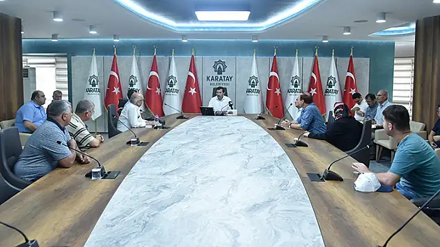 Başkan Kılca, Karatay Söz Meclisi'nde vatandaşlarla bir araya geldi