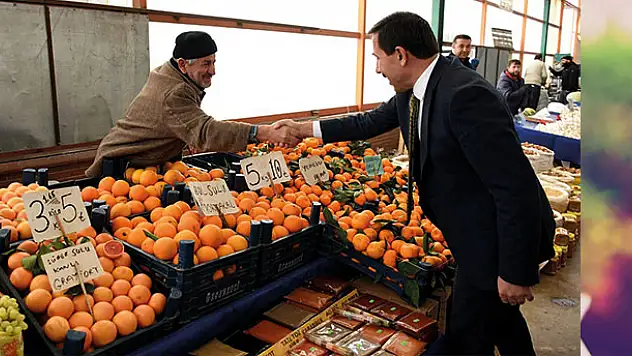 Başkan Kılca, Kumköprü Kapalı Pazaryeri esnafını ziyaret etti