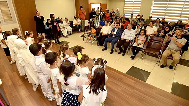 Başkan Kılca, minik öğrencilerin mutluluğuna ortak oldu