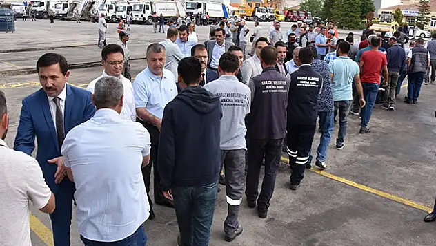 Başkan Kılca, personelle bayramlaştı