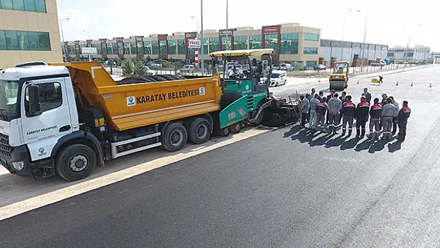 Başkan Kılca, sanayi bölgelerindeki yol asfaltlama çalışmalarını inceledi