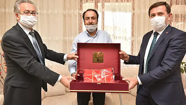 Başkan Kılca ve Kaymakam Parlar'dan 15 Temmuz gazilerine ziyaret