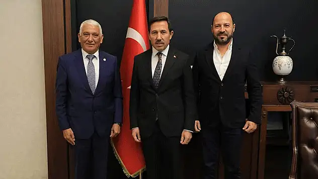 Başkan Kılca, Yavru Vatan heyetini ağırladı