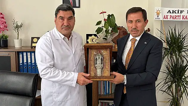 Başkan Kılca'dan Müdür Çam'a ziyaret