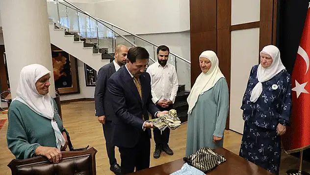 Başkan Kılca'ya gönül coğrafyamızdan gelen misafirler