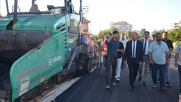 Başkan Oprukçu, çalışmaları yerinde denetliyor