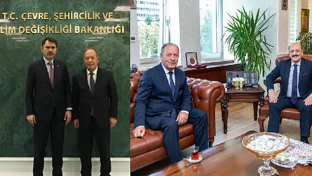 Başkan Oprukçu'dan bakanlara ziyaret
