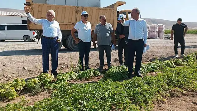 Başkan Oprukçu ve Rektör Zorlu Organik Tarım Projesi'ni inceledi
