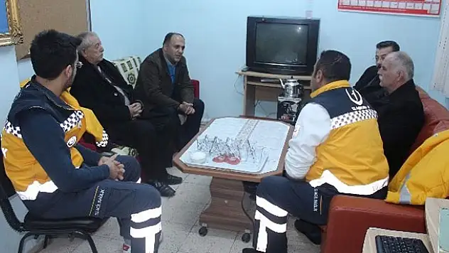 Başkan Özaltun'dan 112 Çalışanlarına Ziyaret