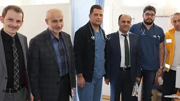 Başkan Özaltun'dan hastaneye ziyaret