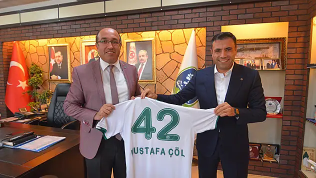 Başkan Özgökçen'den Mustafa Çöl'e ziyaret