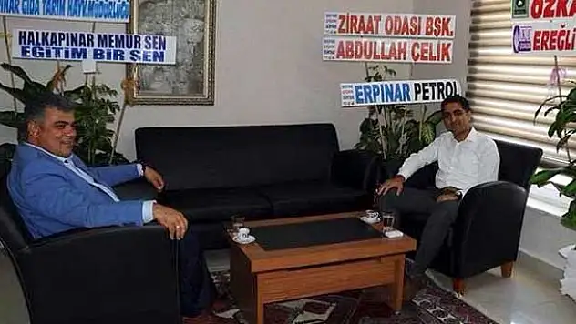 Başkan Özgüven'den Kaymakam Çetinbaş'a Ziyaret