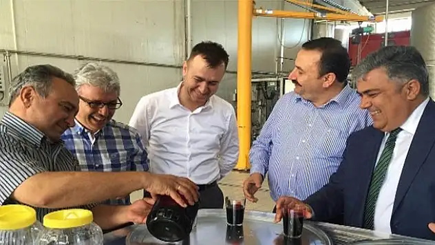 Başkan Özgüven'den Konsantre Fabrikasına Ziyaret
