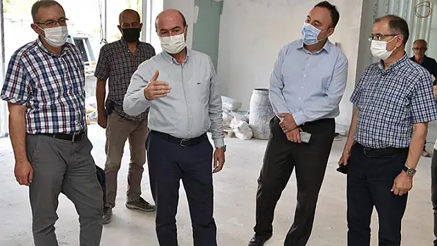 Başkan Pekyatırmacı, Bosna Hersek Mahalle Konağı inşaatını inceledi

