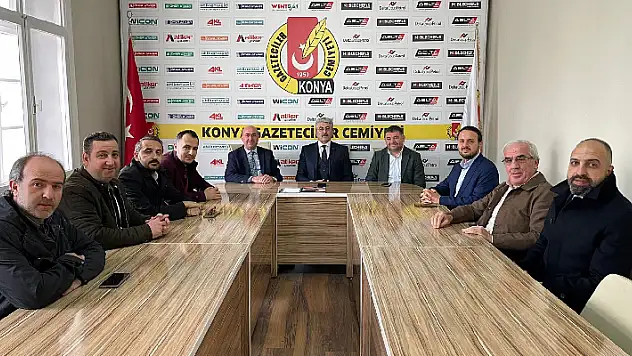 Başkan Pekyatırmacı'dan Konya Gazeteciler Cemiyetine ziyaret
