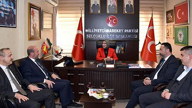 Başkan Pekyatırmacı'dan MHP Selçuklu'ya ziyaret