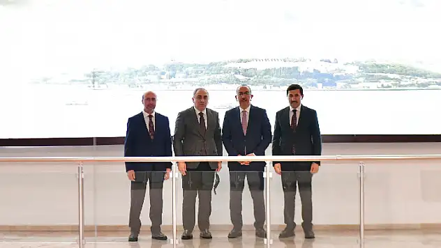 Başkan Pekyatırmacı, Kavuş ve Kılca'dan Fatih Belediye Başkanı Turan'a ziyaret