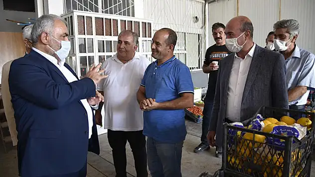 Başkan Pekyatırmacı: 'Sebze ve meyve hali şehrimizin önemli ekonomik dinamiklerinden birini oluşturuyor'
