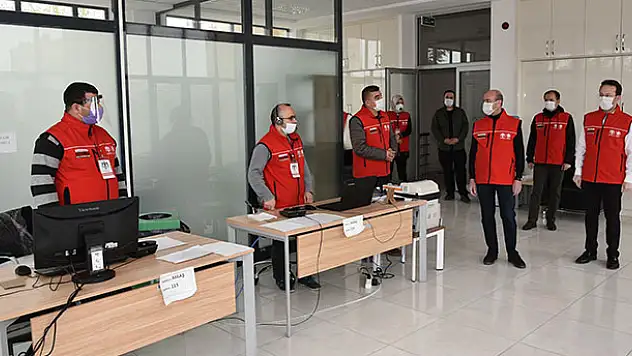 Başkan Pekyatırmacı ve Kaymakam Yamlı vefa grubu çalışmalarını inceledi