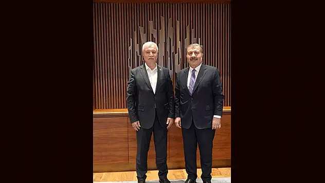 Başkan Sertdemir'den Koca'ya ziyaret