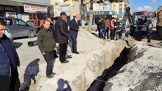 Başkan Sertdemir çalışmaları yerinde inceledi