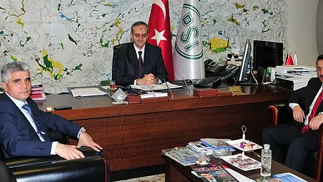 Başkan Tutal'dan, DSİ Genel Müdürü Diniz'e ziyaret