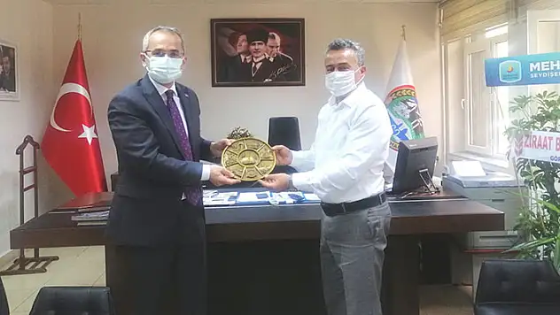Başkan Tutal'dan Kaymakam Pişkin'e hayırlı olsun ziyareti