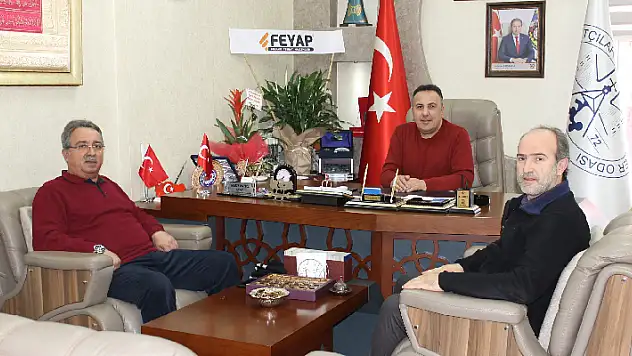 Başkan Ünlügül'e hayırlı olsun ziyareti: Bayrağı daha yukarı taşımak için çalışacağız
