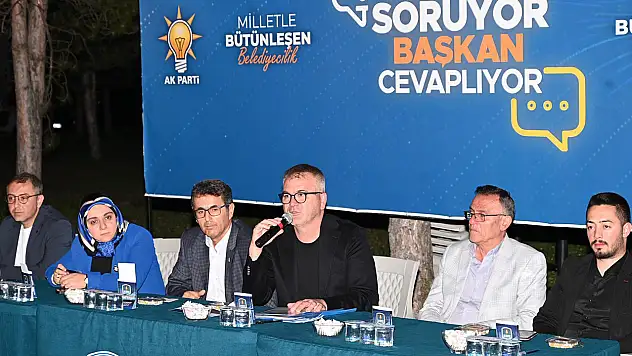 Başkan Ustaoğlu vatandaşla buluştu