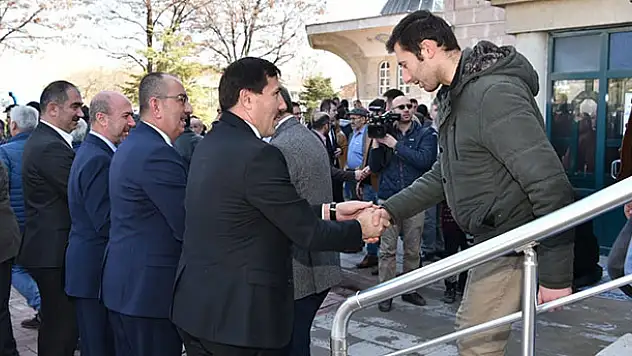 Başkanlar Büyük Buğday Pazarı Camiinde vatandaşlarla buluştu