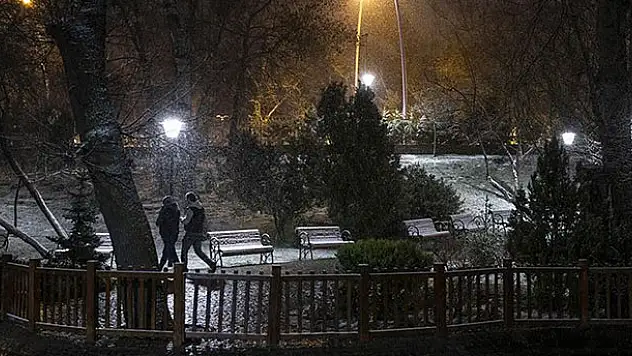 Başkent mart ayında beyaza büründü