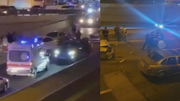 Başkentte zincirleme trafik kazası
