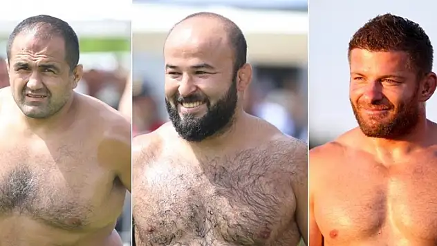 Başpehlivanlar rakiplerini yenmek için türlü türlü güreş tekniğini deniyor
