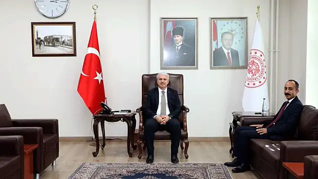 Başsavcı Özçelik'ten vali Akın'a ziyaret