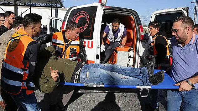 Batı Şeria'da gösteri yapan 8 Filistinli yaralandı