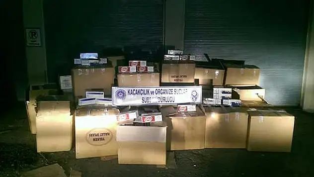 Batman'da gümrük kaçağı sigara operasyonları