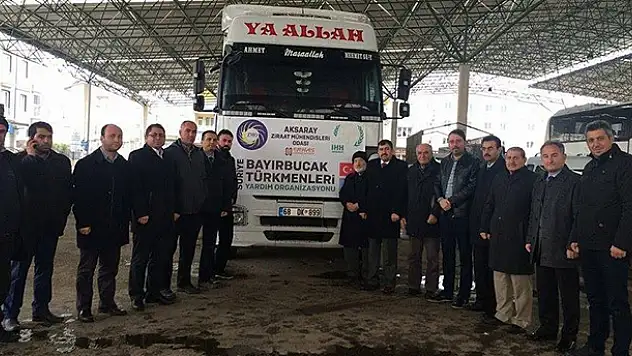 Bayır Bucak'a bir tır patates yardımı