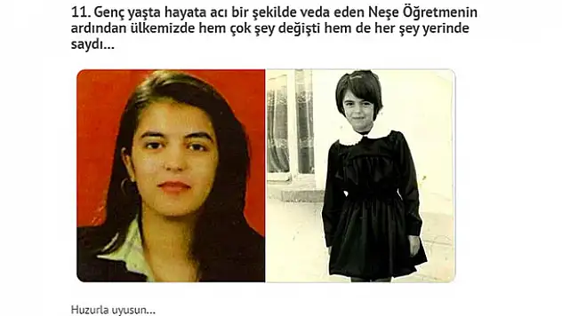 'Bayrağımın Dalgalandığı Her Yere Giderim' Diyen Neşe Öğretmenin Diyarbakır'da Teröristler Tarafından Katledilişinin Hikâyesi