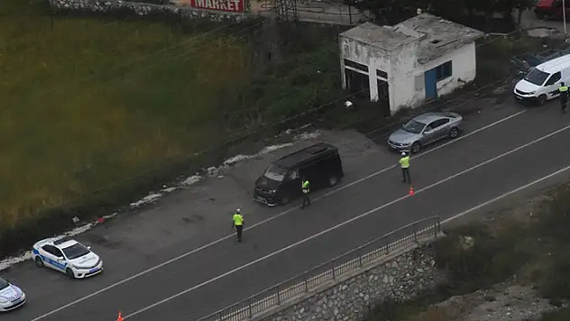 Bayram öncesi havadan ve karadan trafik denetimi