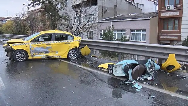 Bayrampaşa'da trafik kazası: 1 ölü, 1 ağır yaralı 
