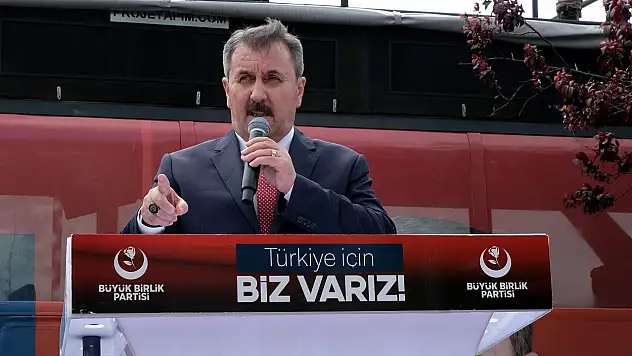 BBP Genel Başkanı Destici: Biz PKK'yı terör örgütü olarak görüyoruz. Sen ne görüyorsun Kılıçdaroğlu?